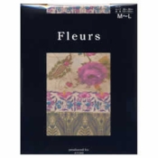 [Fleurs] 50 Denier Zokki Type Exotic-Style Floral-Pattern Print Tights