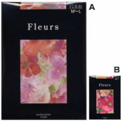[Fleurs] 50 Denier Wildflower Print Tights 