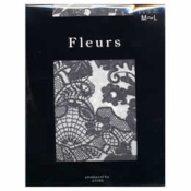 [Fleurs] 50 Denier Baroque Lace Floral Pattern Tights 
