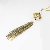 Oriental Fringe Necklace (Gold)