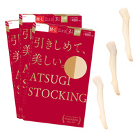 ATSUGI STOCKING Shaping Beautiful, 3-Pair x 3 Set