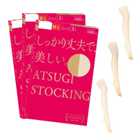 ATSUGI STOCKING Durable Beautiful, 3-Pair x 3 Set