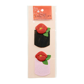 Camellia Mini Bookmark (Pink & Black)