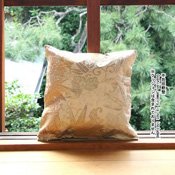 TEBIKIHAKU NISIKI ORI Cushion Cover (WABI)  KIRI