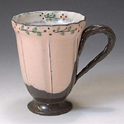 Flower Ring (Pink) Mug Cup