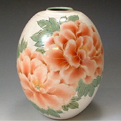 White China Peony (Medium) Vase