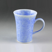 Flower Crystal Mug (Blue)