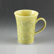 Flower Crystal Mug (Yellow)