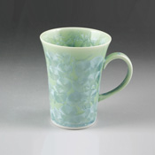 Flower Crystal Mug (Green)