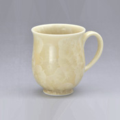 Flower Crystal Mug (Gold Flower)
