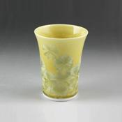 Flower Crystal Free Cup (Yellow)