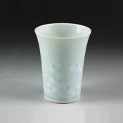 Flower Crystal Free Cup (White)