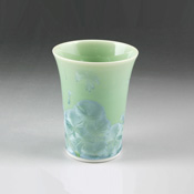 Flower Crystal Free Cup (Green)