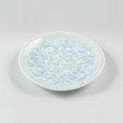 Flower Crystal Serving Plate (White)