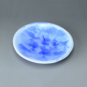 Flower Crystal 3-Sun Plate (Blue)