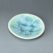 Flower Crystal 3-Sun Plate (Green)