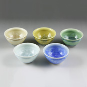 Flower Crystal Sake Cup Set