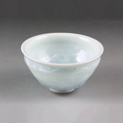 Flower Crystal Sake Cup (White)