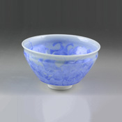 Flower Crystal Matcha Cup (Blue)