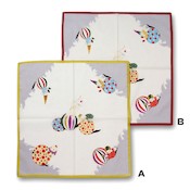 [MAJIKAO] YUZEN Traditional Pattern Handkerchief,  Kewpie Doll