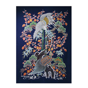 Crane and Turtle Wall Hanging B