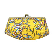 Clasp-Opening Cosmetics Pouch (Large) (Arabesque)