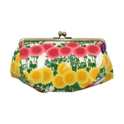 Clasp-Opening Cosmetics Pouch (Large) (French Marigold)