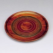 Round Tray, Sanuki, Spinning-Top Pattern