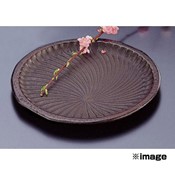 Round Tray, Flower Pattern