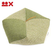 Ojami Cushion Dotted Green & Dotted Green