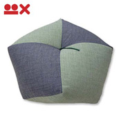 Ojami Cushion Gray & Celadon Green