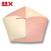 Ojami Cushion Pink & Beige