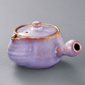 Hagi Purple Round Teapot (w/Strainer)