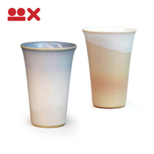 Colorful Paired Cups from Hagi, Himetsuchi & Dayflower Bud