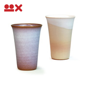 Colorful Paired Cups from Hagi, Himetsuchi & Hagi Purple