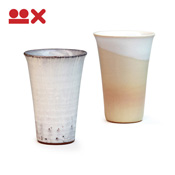 Colorful Paired Cups from Hagi, Himetsuchi & Silky Cloud