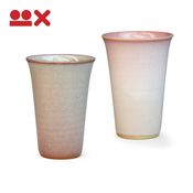 Colorful Paired Cups from Hagi, Cherry Blossom Bud & Navy
