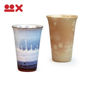 Colorful Paired Cups from Hagi, Gohonte & Ripples