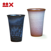 Colorful Paired Cups from Hagi, Hagi Purple & Mother Ocean
