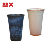 Colorful Paired Cups from Hagi, Navy & Mother Ocean