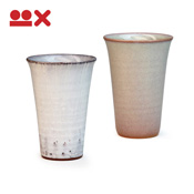 Colorful Paired Cups from Hagi, Navy & Silky Cloud
