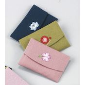 單色皺綢面巾紙盒