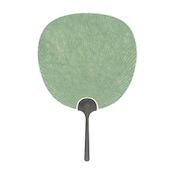 Plain Uchiwa Fan (Green)