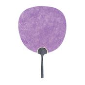Plain Uchiwa Fan (Purple)