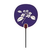 Hydrangea Uchiwa Fan (Purple)