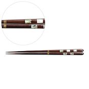 Shell/Mother-of-Pearl Chopsticks, Helwingia [23cm]