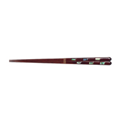 Wakasa-Nuri Chopsticks, Shell-Inlay Footsteps [23cm]