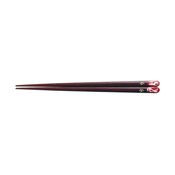 Chopsticks, Aizu Makie Lacquer, Sleeping Cats, Red  [20.5cm]