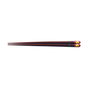 Chopsticks, Aizu Makie Lacquer, Golden Owls, Red  [20.5cm]