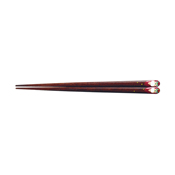 Chopsticks, Aizu Makie Lacquer, Owls, Red  [18cm]